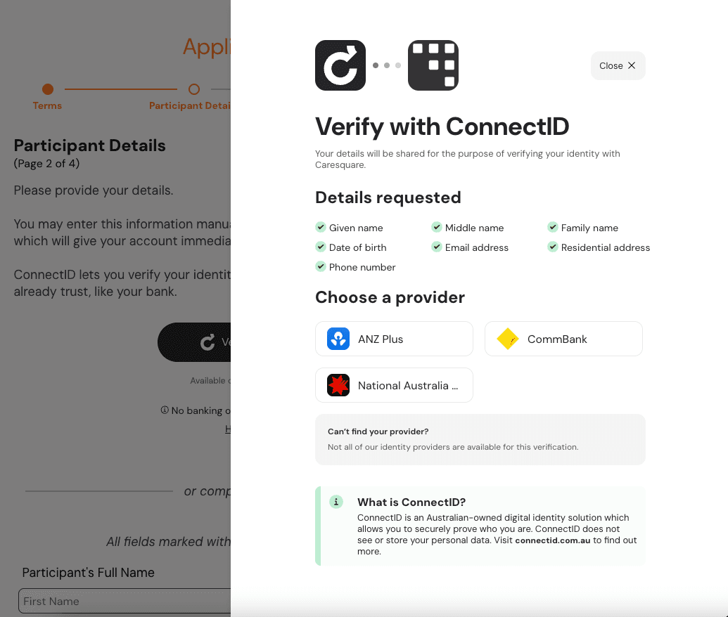 ConnectID Identity Verification